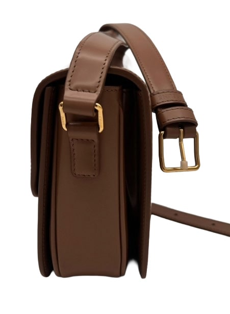 CELINE Classique Triomphe Bag In Shiny Calfskin