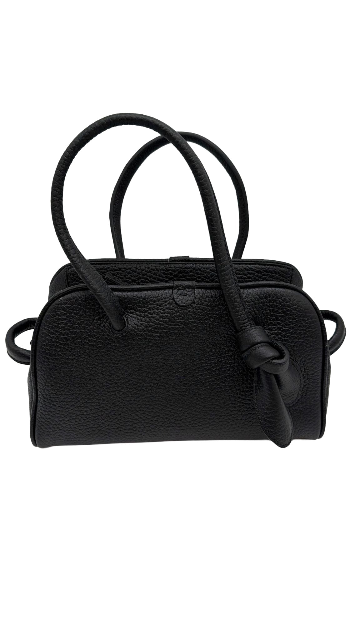 JACQUEMUS Piccolo Turismo Leather Shoulder Bag