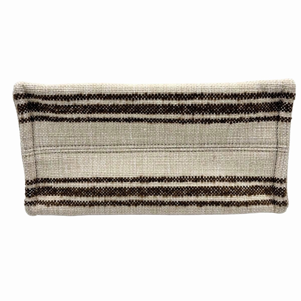 CELINE Thais Tote in Striped Textile with Celine Jacquard