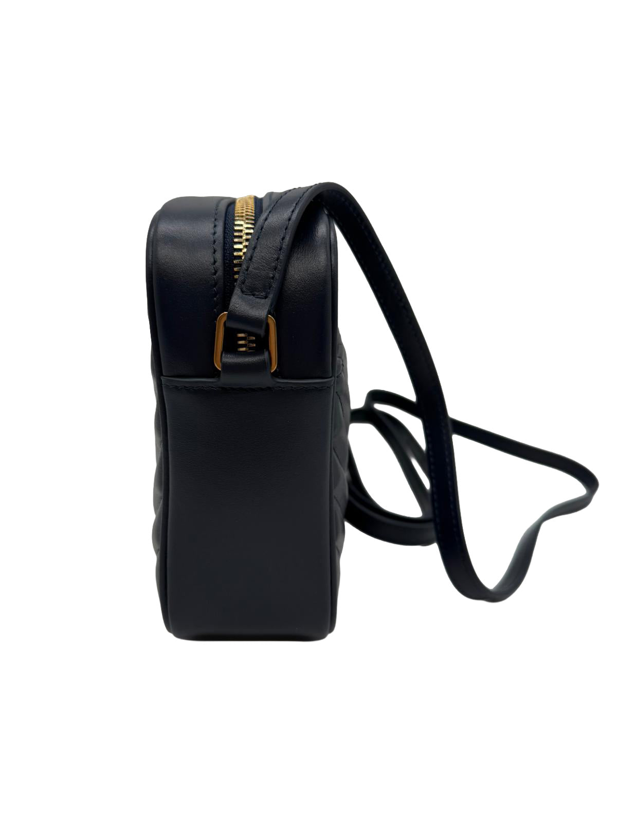 SAINT LAURENT Lou Camera Bag In Quilted Calfskin Leather | Navy