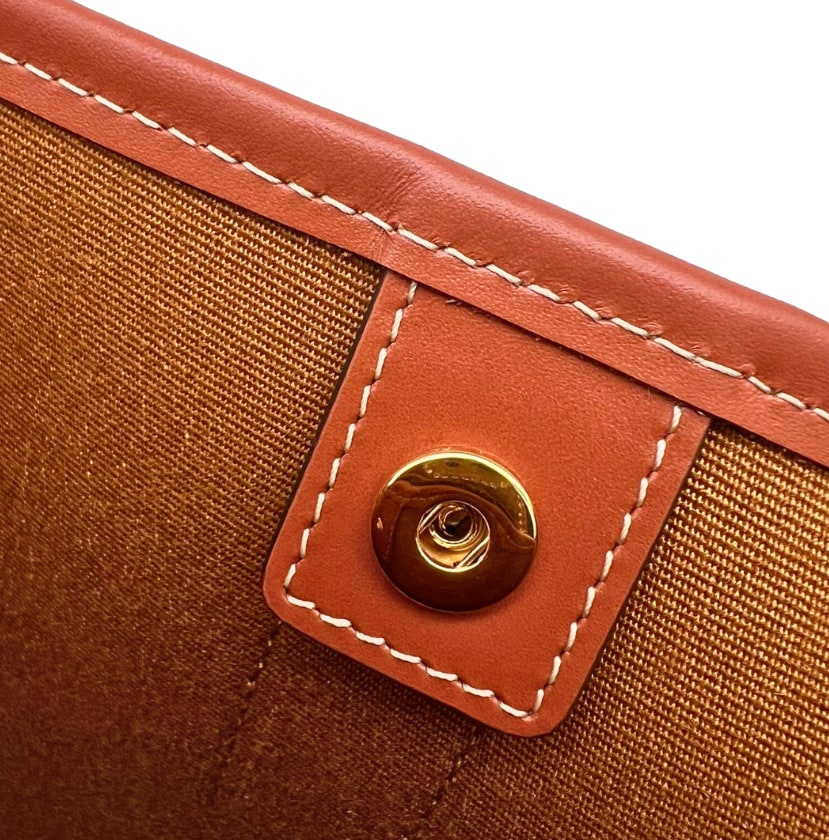 CELINE Small  Bucket In Triomphe Canvas & Calfskin