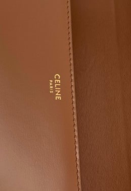 CELINE Classique Triomphe Bag In Shiny Calfskin