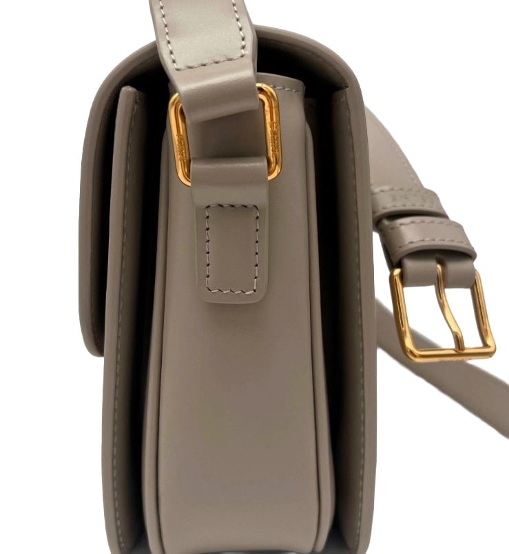 CELINE Classique Triomphe Bag In Shiny Calfskin