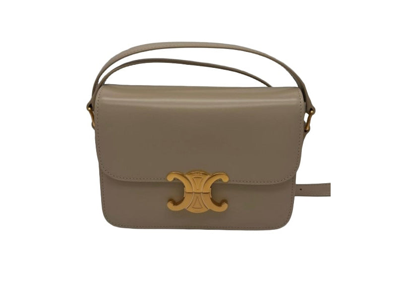 CELINE Teen Triomphe Bag in Shiny Calfskin