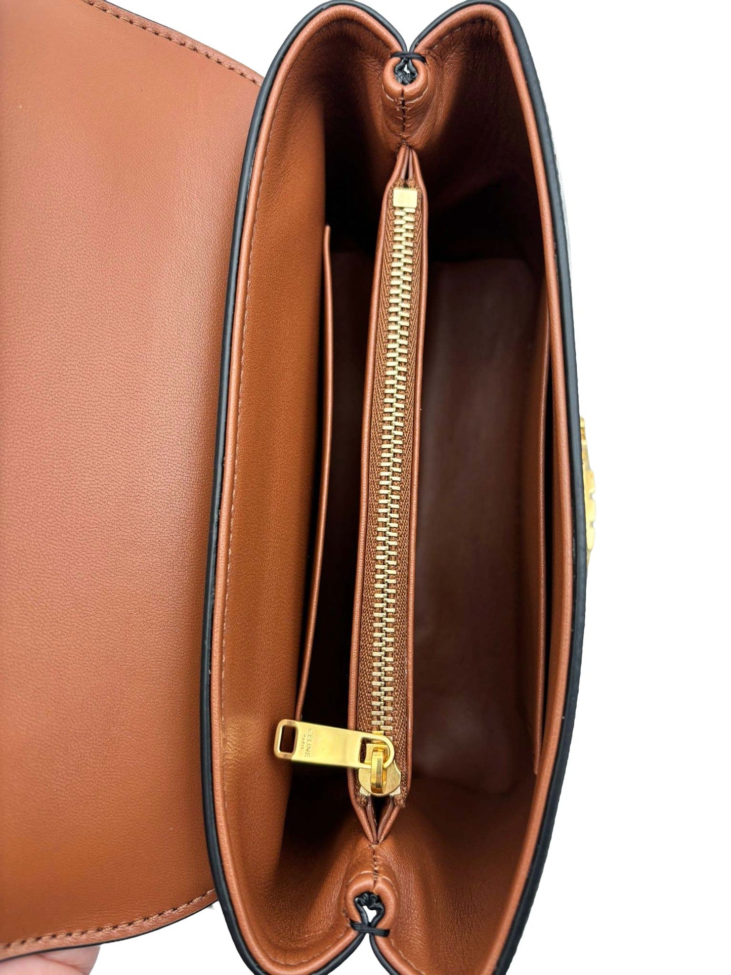 CELINE Teen Nino Bag In Triomphe Canvas