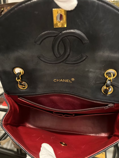 Chanel Vintage Round Flap w/ 24K Gold Plating