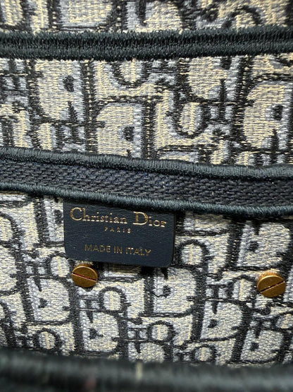 DIOR Medium Saddle Bag Oblique Embroidery