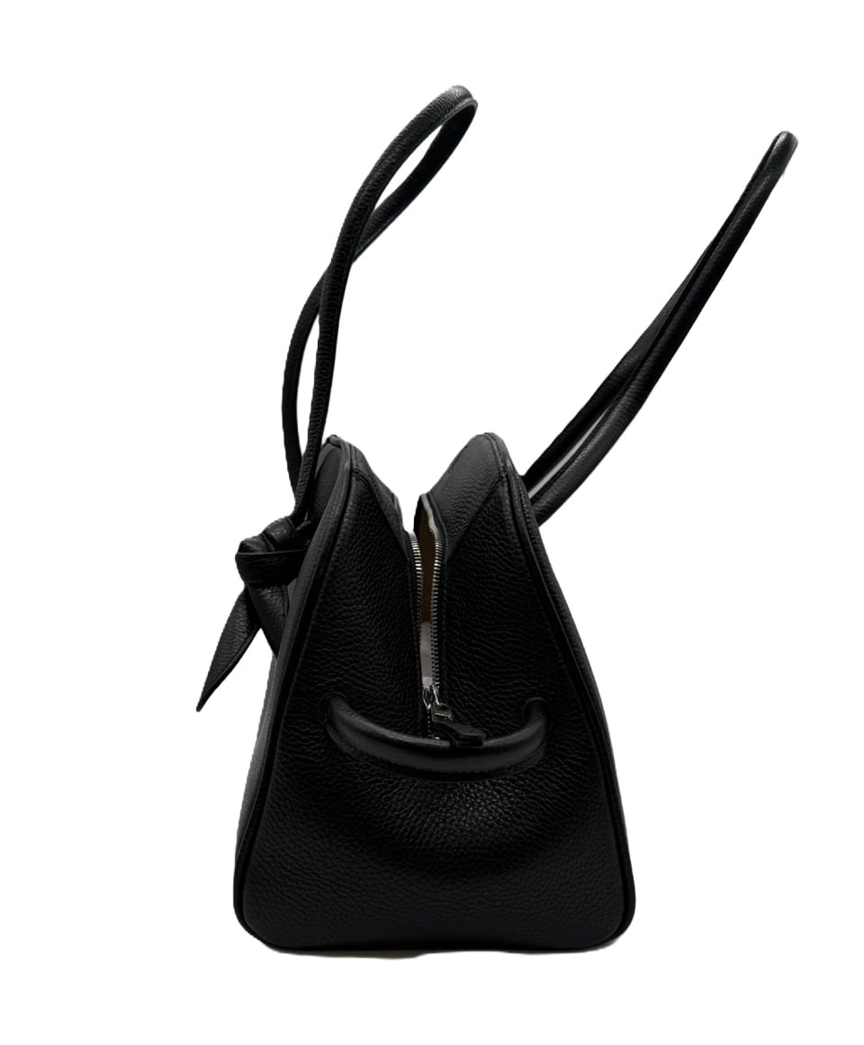 JACQUEMUS Le Turismo Leather Bowling Bag