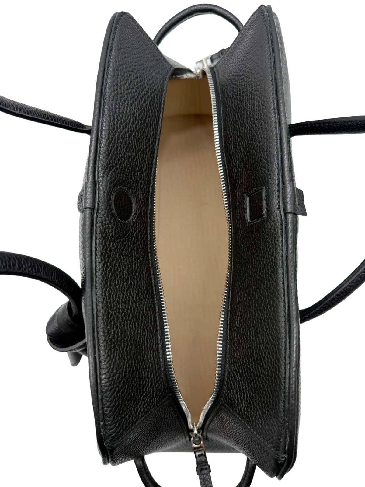 JACQUEMUS Le Turismo Leather Bowling Bag