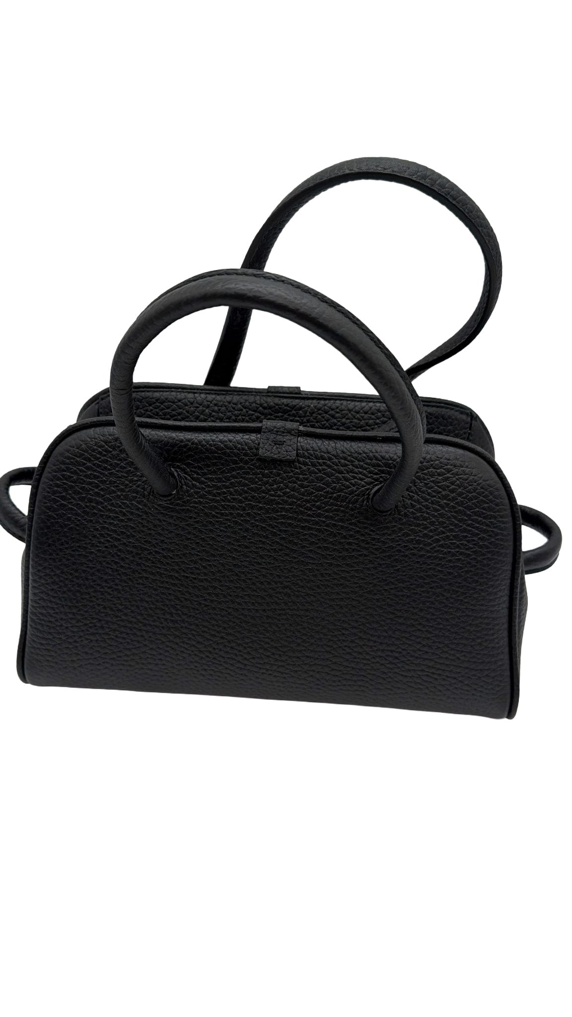 JACQUEMUS Piccolo Turismo Leather Shoulder Bag