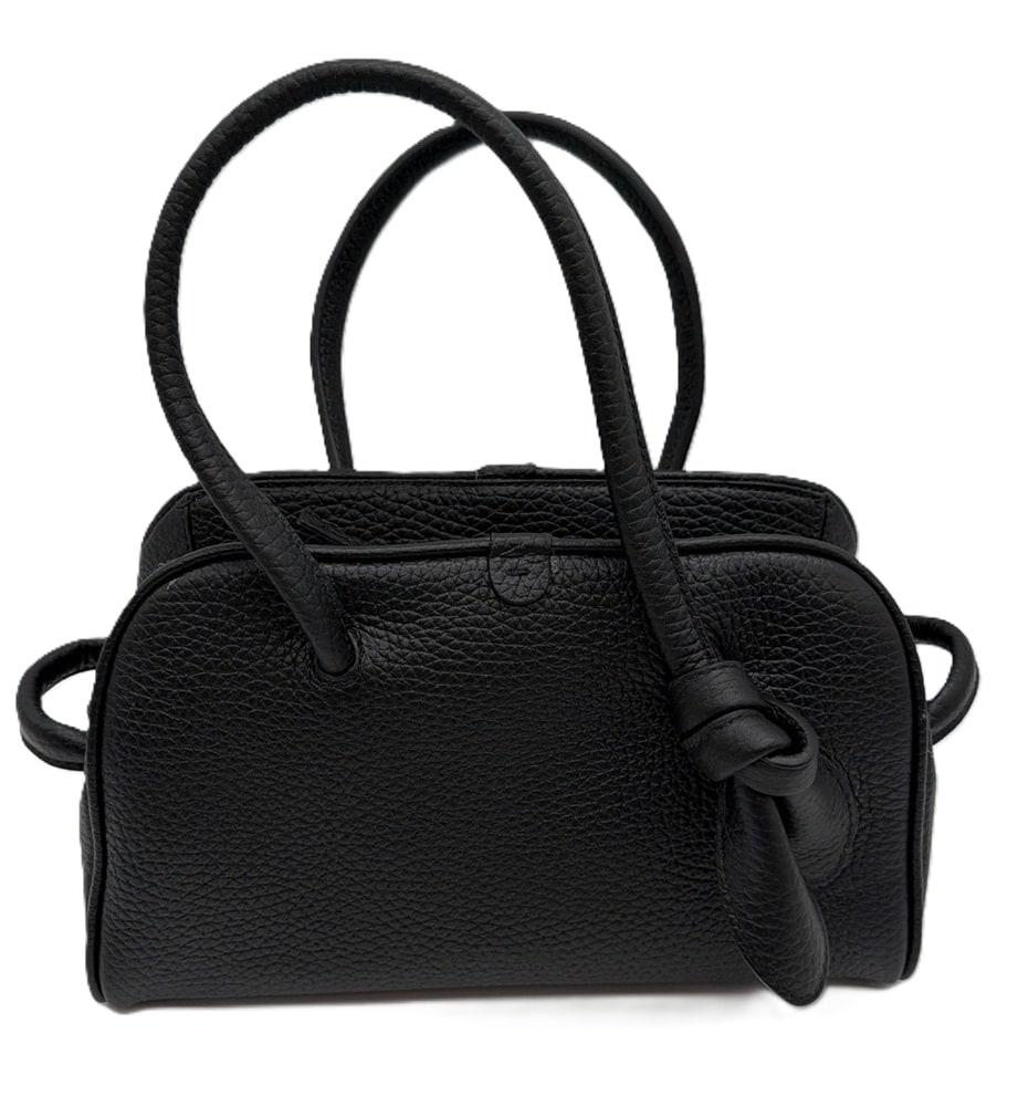 JACQUEMUS Piccolo Turismo Leather Shoulder Bag