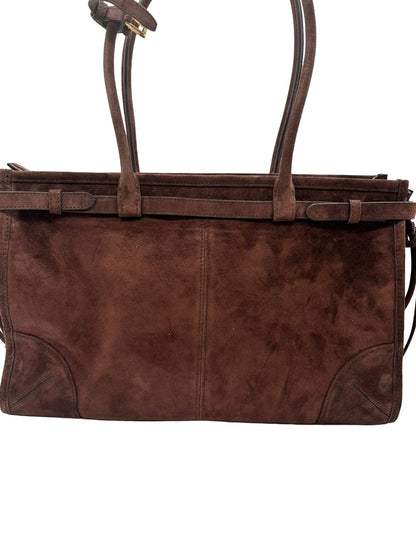 PRADA Large Bonnie Suede Bag