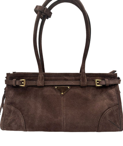 PRADA Medium Bonnie Suede Bag