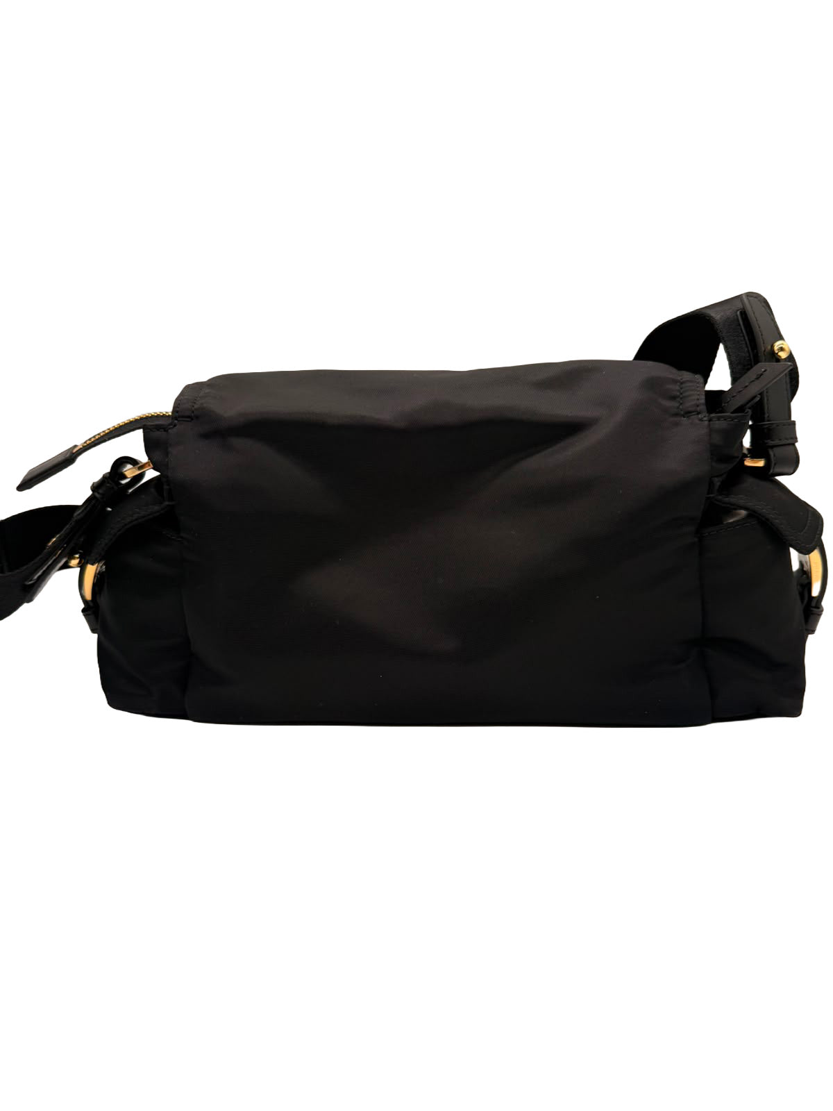 PRADA Medium Explore Re-Nylon Shoulder Bag With Flap | Black
