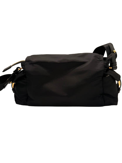 PRADA Medium Explore Re-Nylon Shoulder Bag With Flap | Black