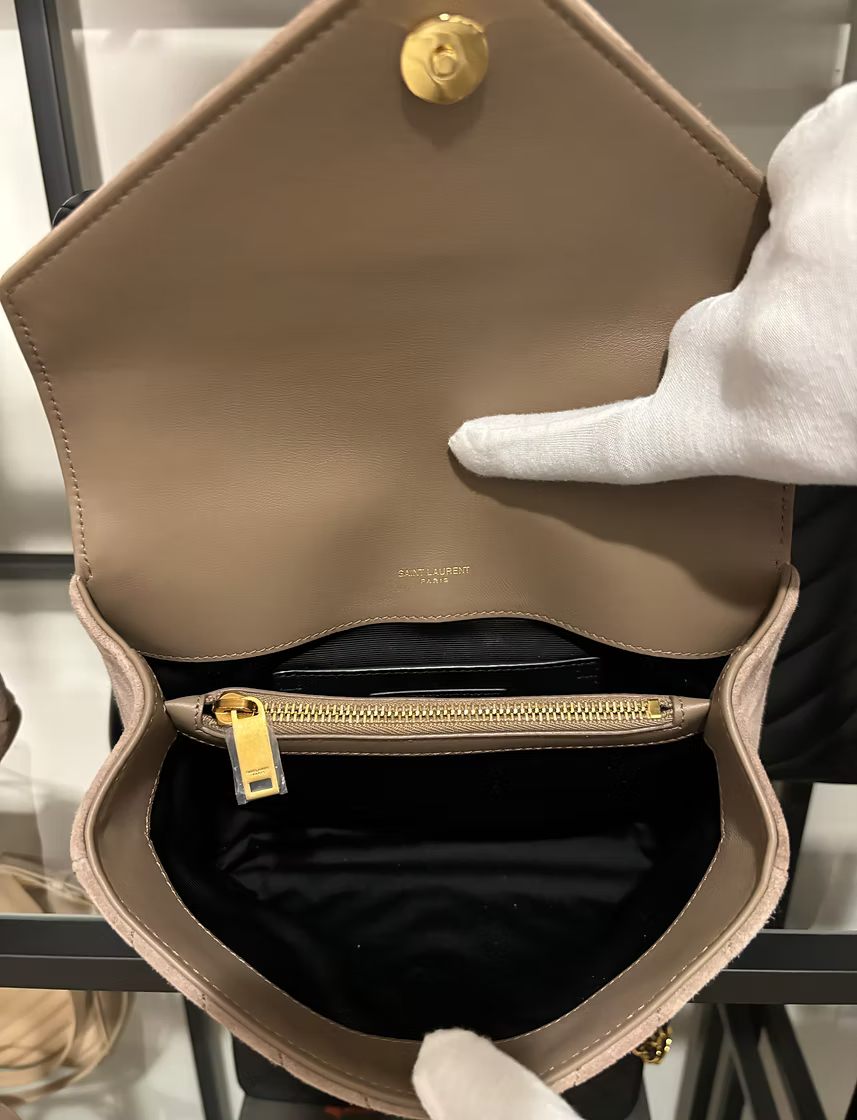 Saint Laurent Medium College/Suede