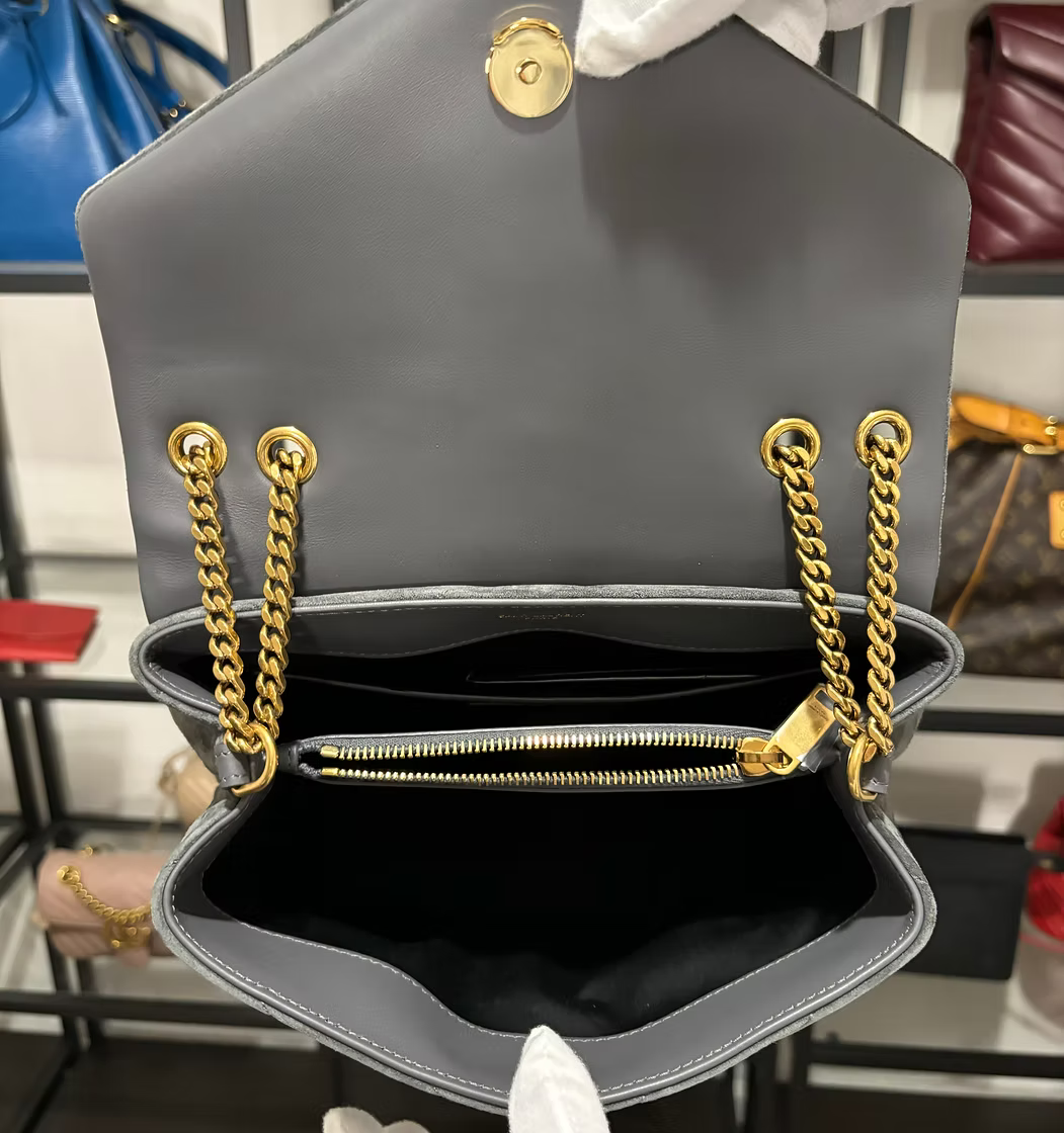 Saint Laurent Small LouLou/Suede