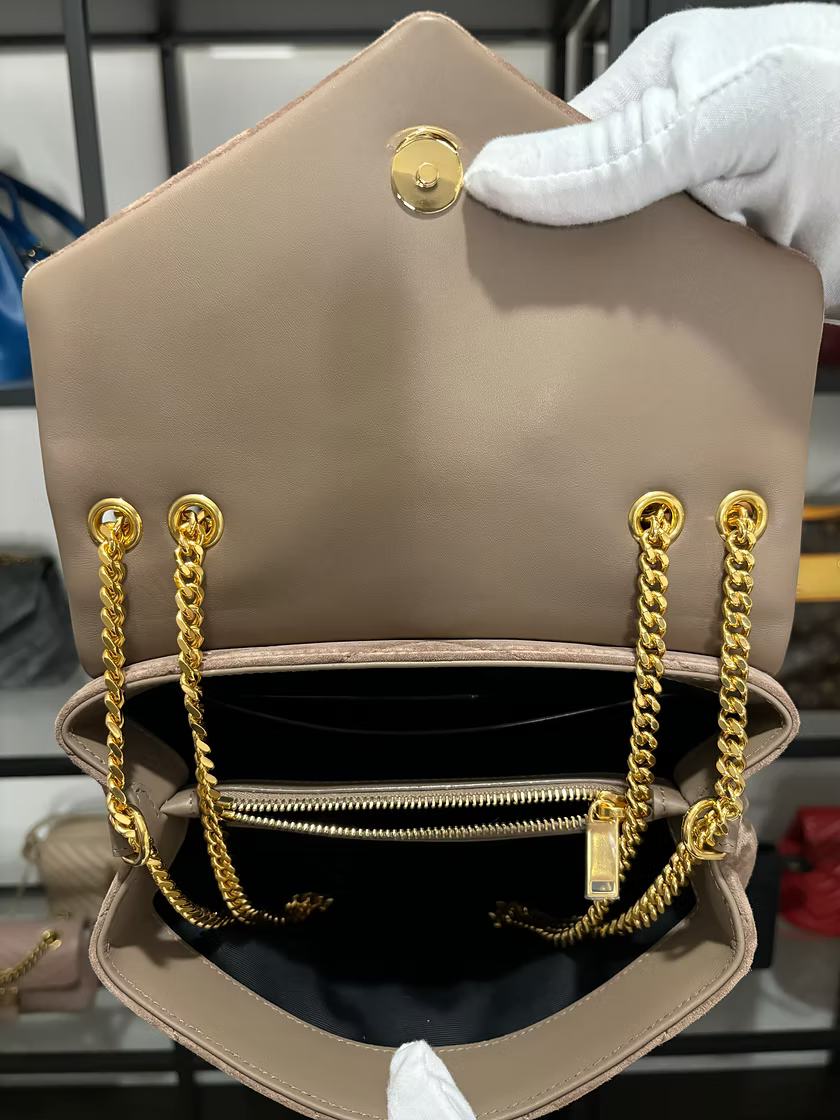 Saint Laurent Small LouLou/Suede