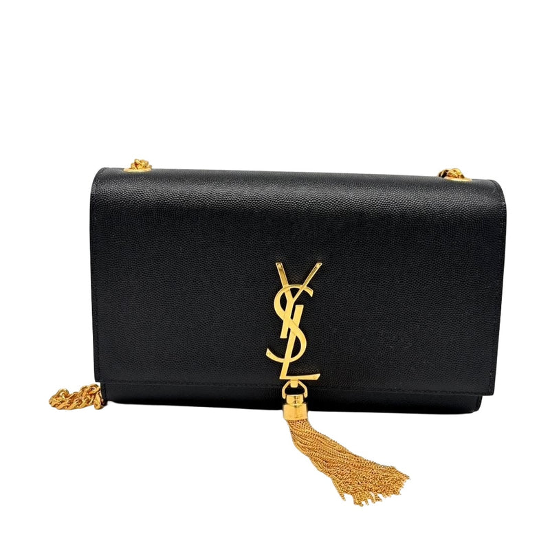SAINT LAURENT Medium Kate Tassel In Grain De Poudre Leather