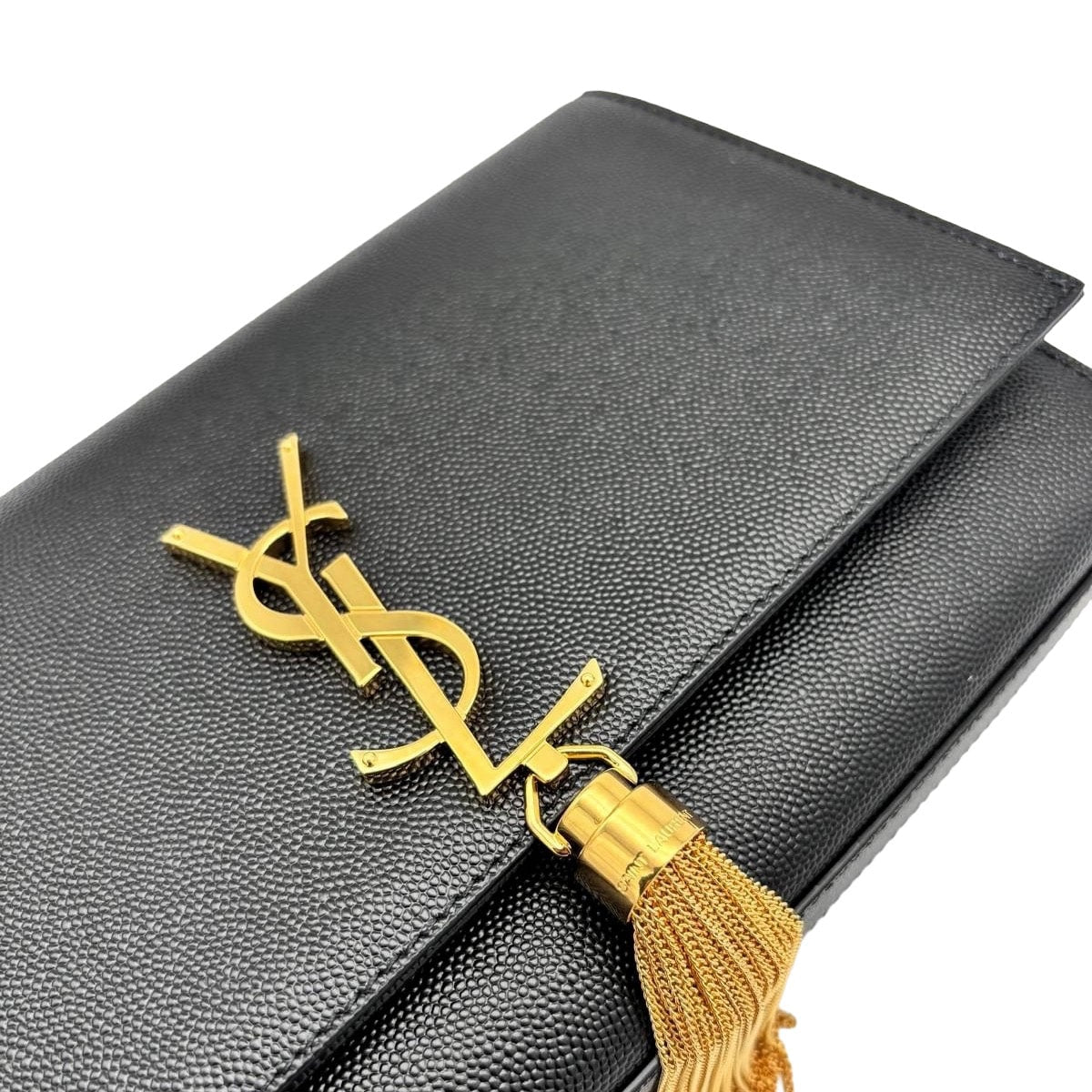 SAINT LAURENT Medium Kate Tassel In Grain De Poudre Leather