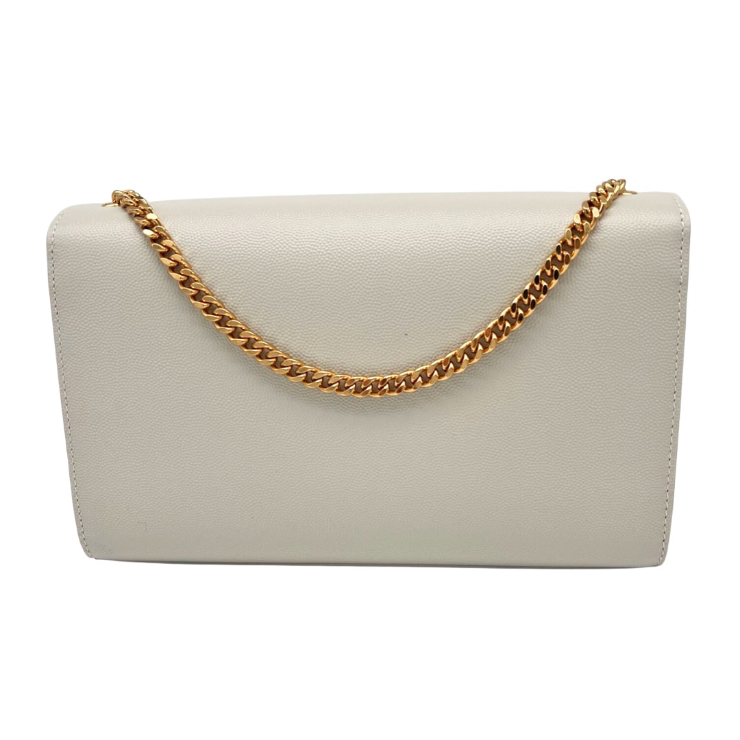 SAINT LAURENT Medium Kate Tassel In Grain De Poudre Leather