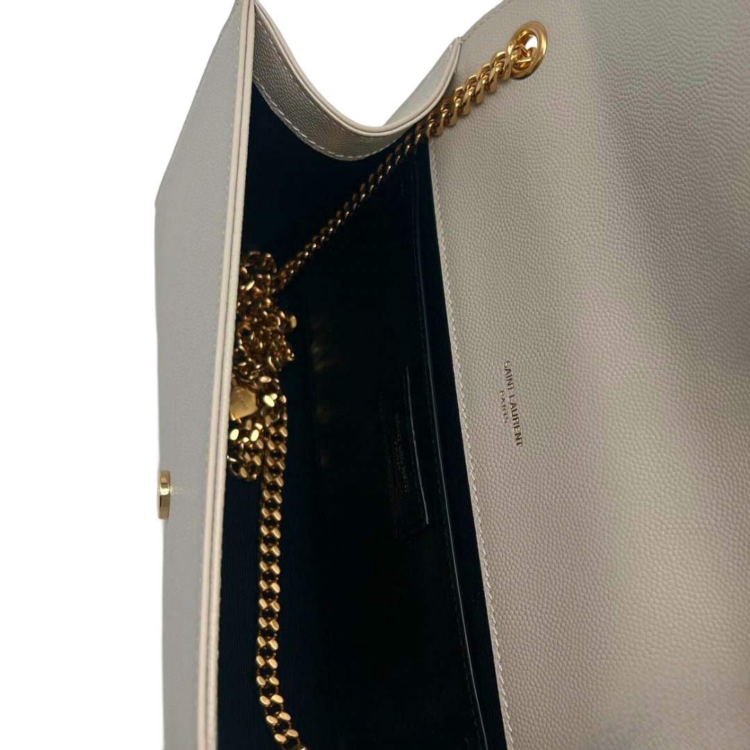 SAINT LAURENT Medium Kate Tassel In Grain De Poudre Leather