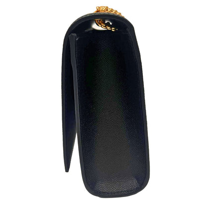 SAINT LAURENT Medium Kate Chain Bag In Grain De Poudre Embossed Leather