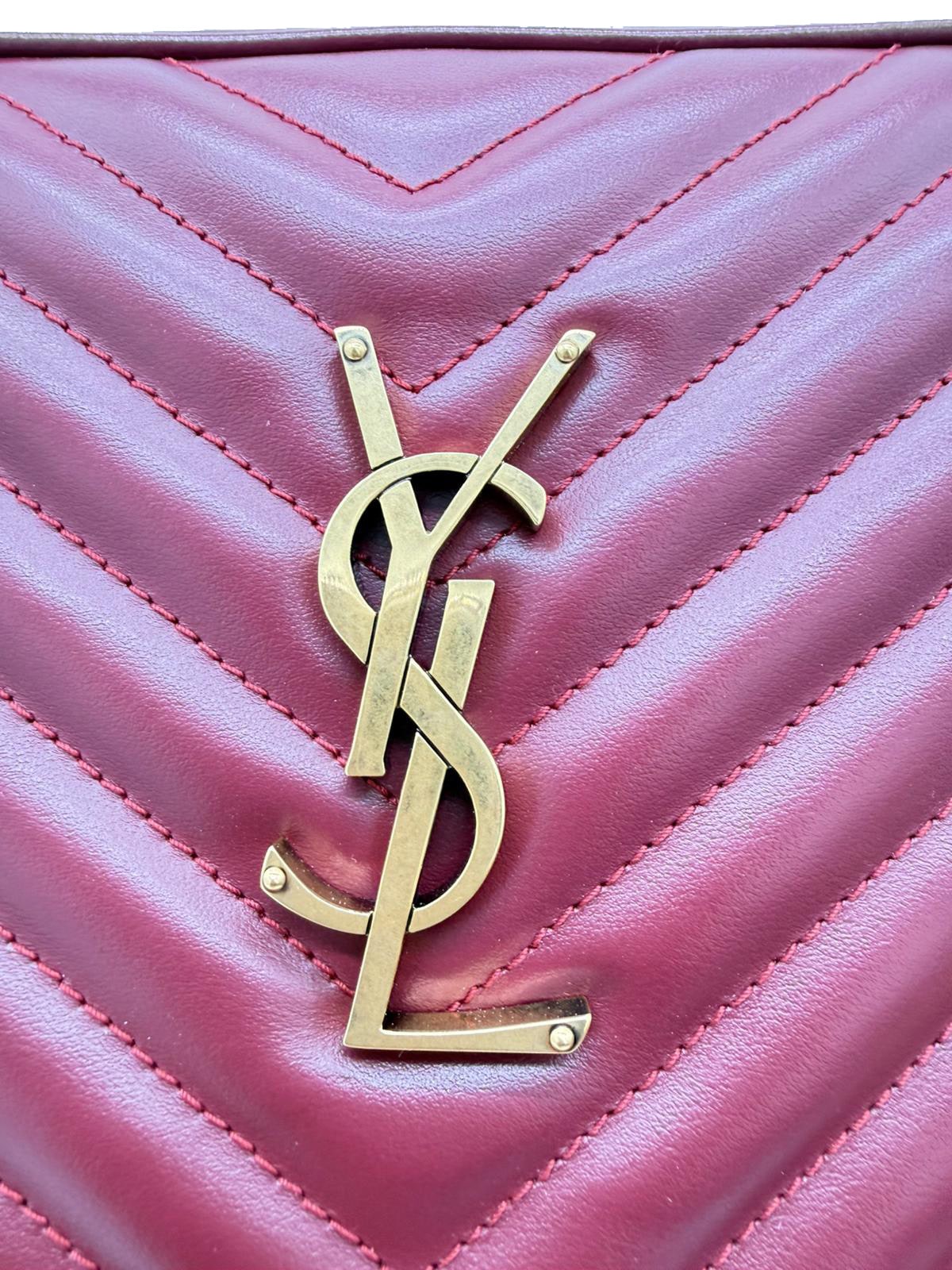 SAINT LAURENT Lou Camera Bag In Quilted Leather