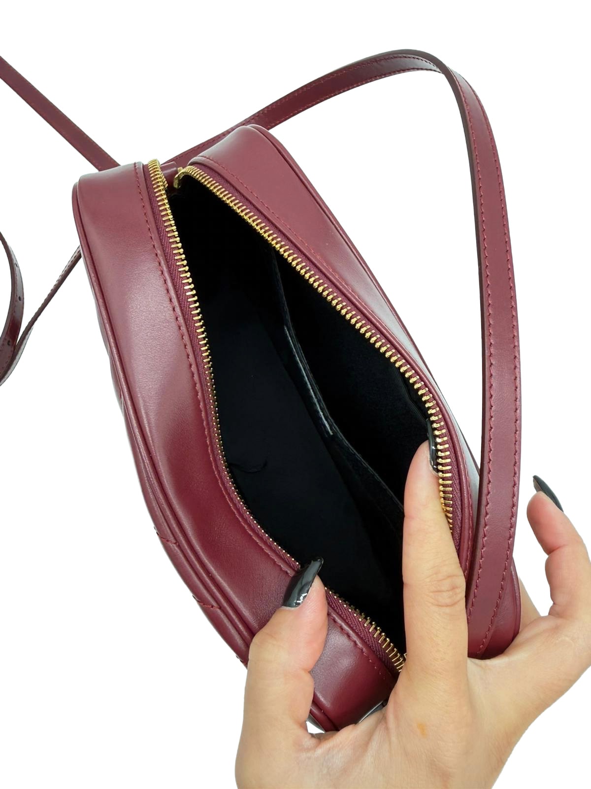 SAINT LAURENT Lou Camera Bag In Quilted Leather