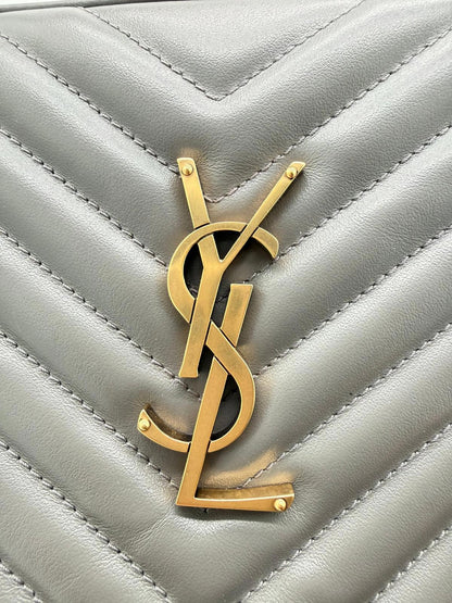 SAINT LAURENT Lou Camera Bag In Quilted Leather