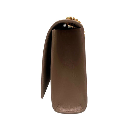 SAINT LAURENT Medium Kate Chain Bag In Grain De Poudre Embossed Leather