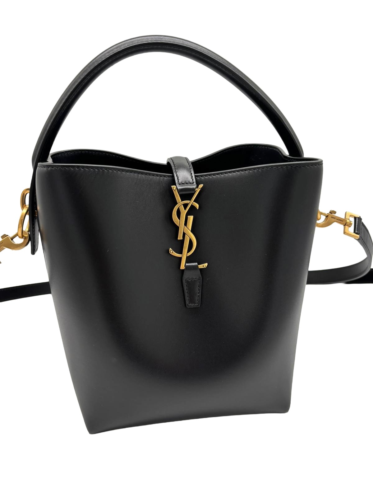 SAINT LAURENT Small Le 37 Bag In Shiny Leather