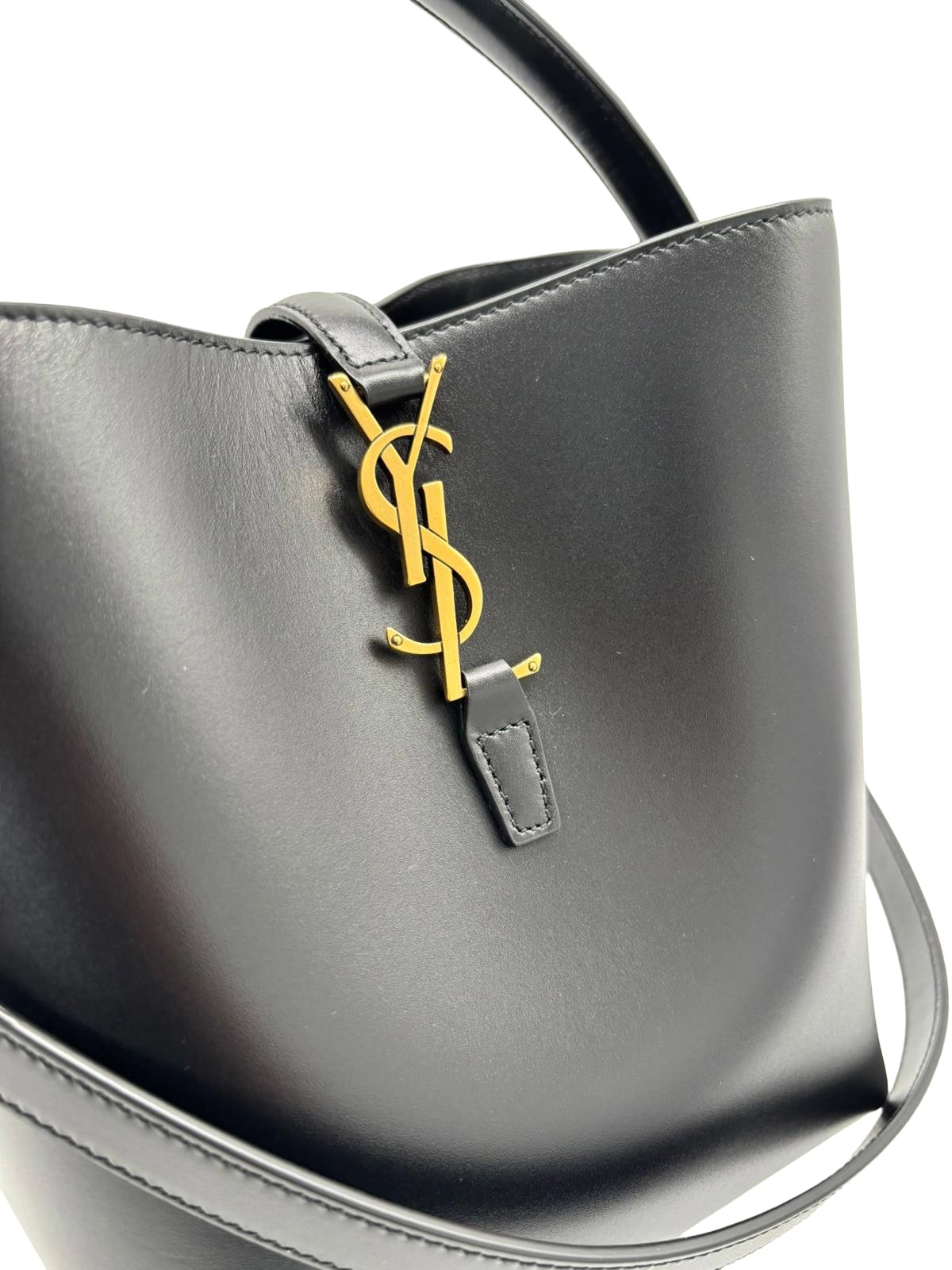 SAINT LAURENT Small Le 37 Bag In Shiny Leather