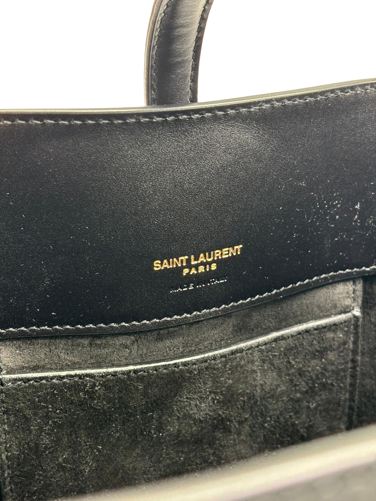 SAINT LAURENT Small Le 37 Bag In Shiny Leather