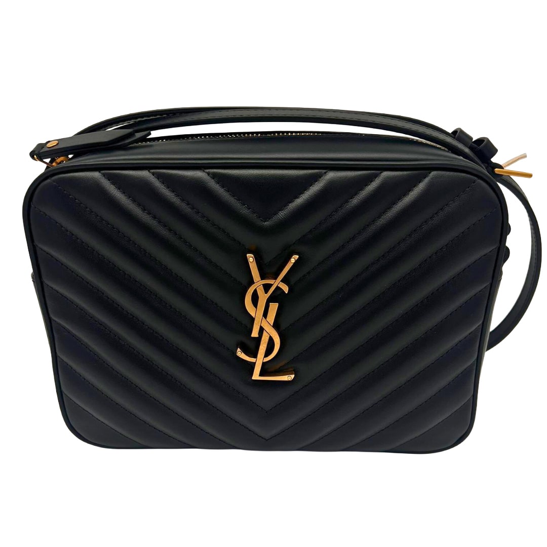 SAINT LAURENT Lou Camera Bag In Quilted Leather