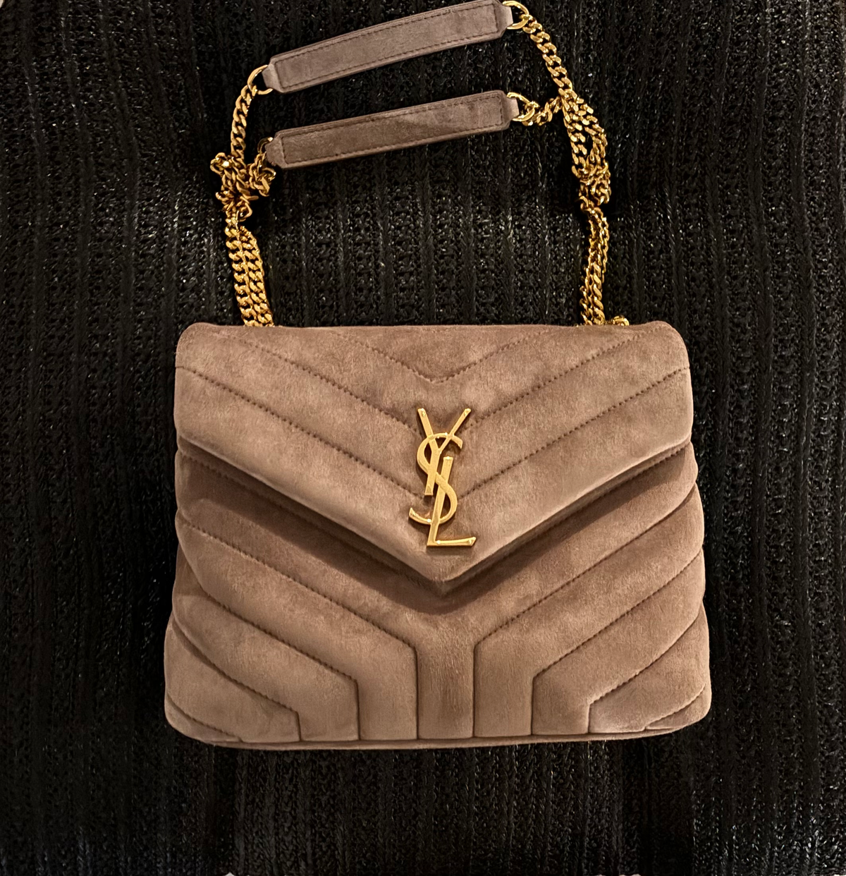 Saint Laurent Small LouLou/Suede