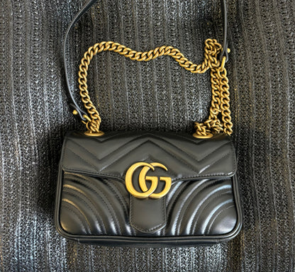 Gucci GG Marmont Mini Shoulder Bag Image 0