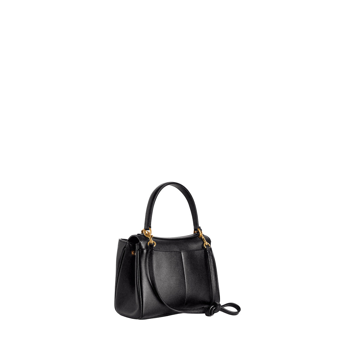 BALENCIAGA Mini Rodeo Bag In Smooth Calfskin | Black With Aged Gold