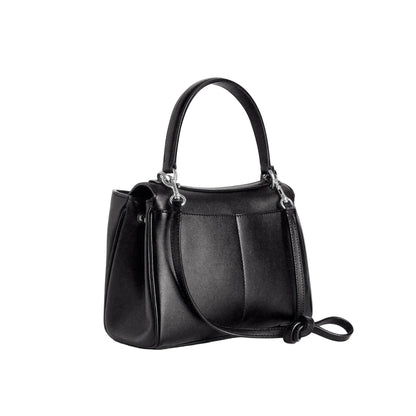 BALENCIAGA Mini Rodeo Bag In Smooth Calfskin | Black With Aged Silver