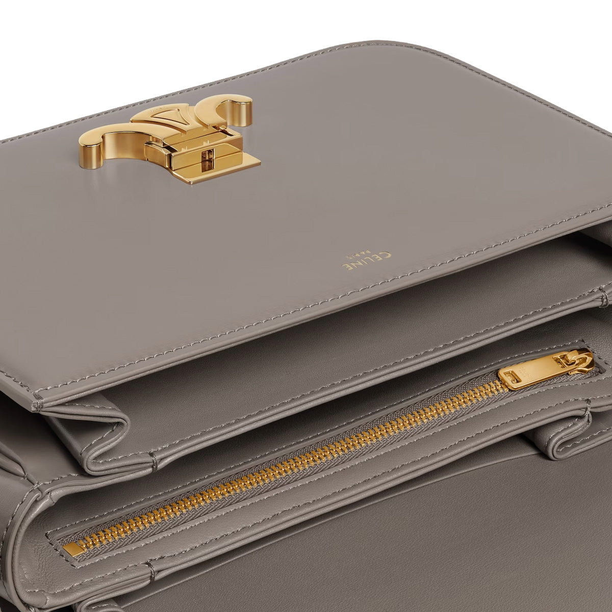 Celine Classique Triomphe Bag in Shiny Calfskin