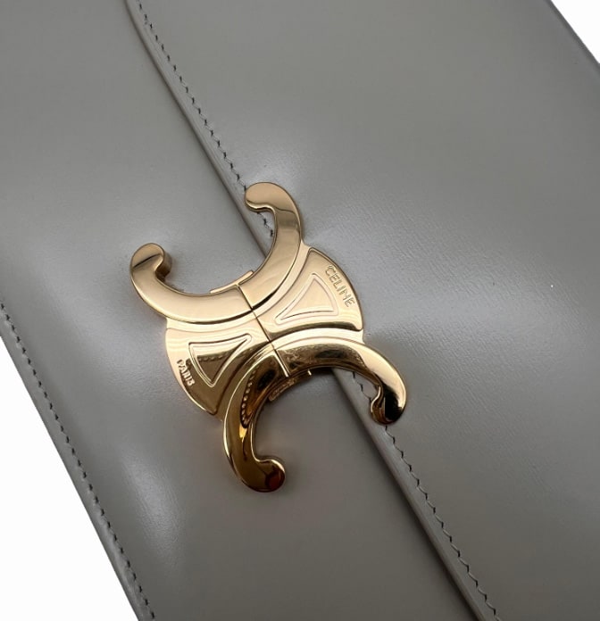 CELINE Classique Triomphe Bag in Shiny Calfskin