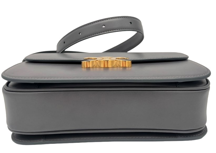 CELINE Classique Triomphe Bag In Shiny Calfskin