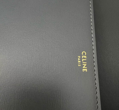 CELINE Classique Triomphe Bag In Shiny Calfskin