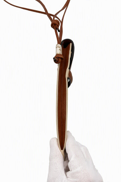 Celine Phone Pouch with Flap in Triomphe Canvas and Lambskin