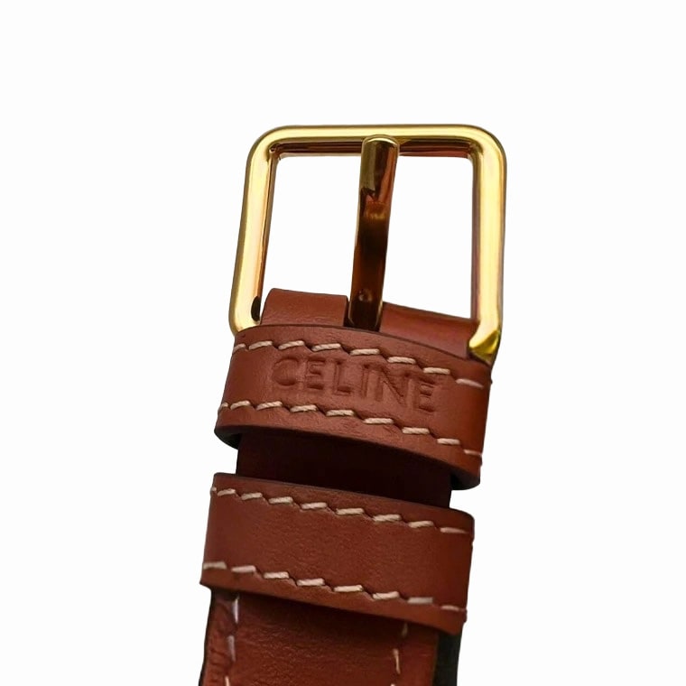 CELINE Small Bucket Bag in Triomphe Canvas and Calfskin