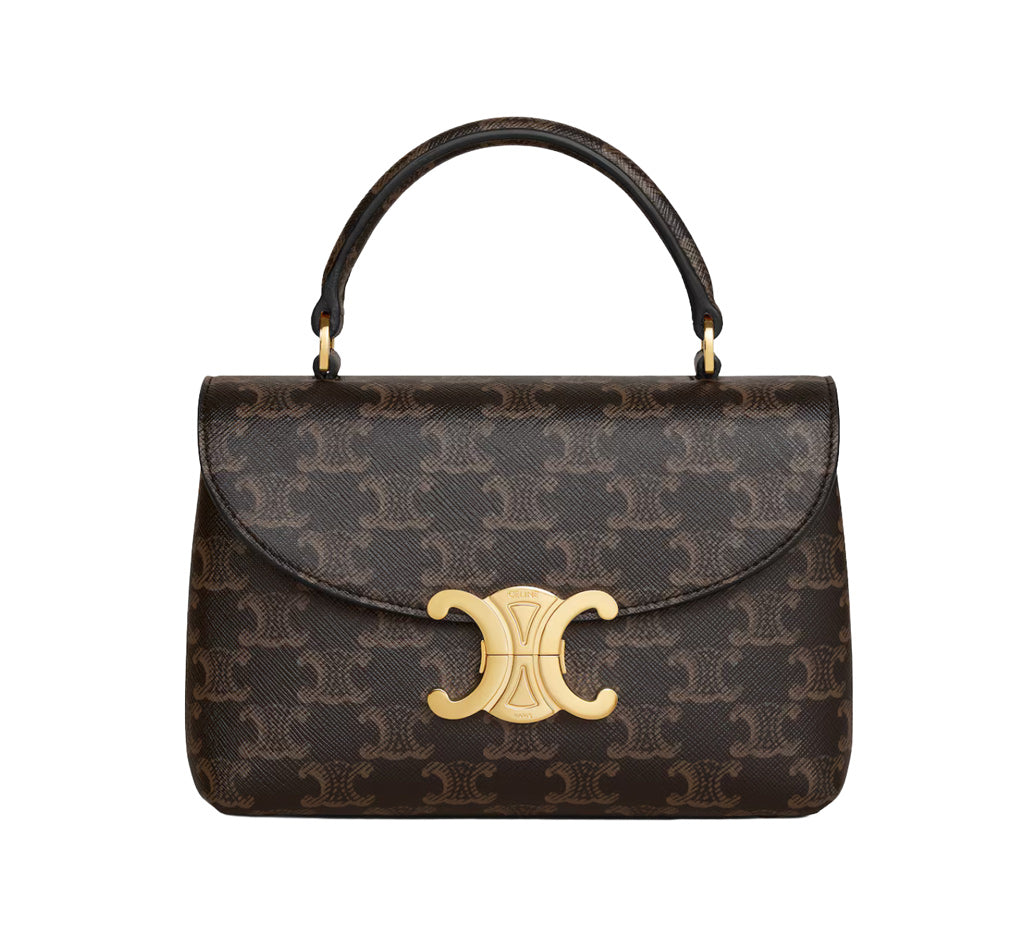 CELINE Teen Nino Bag In Triomphe Canvas