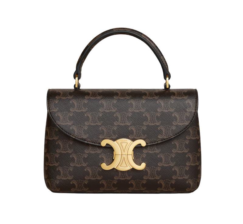 CELINE Teen Nino Bag In Triomphe Canvas