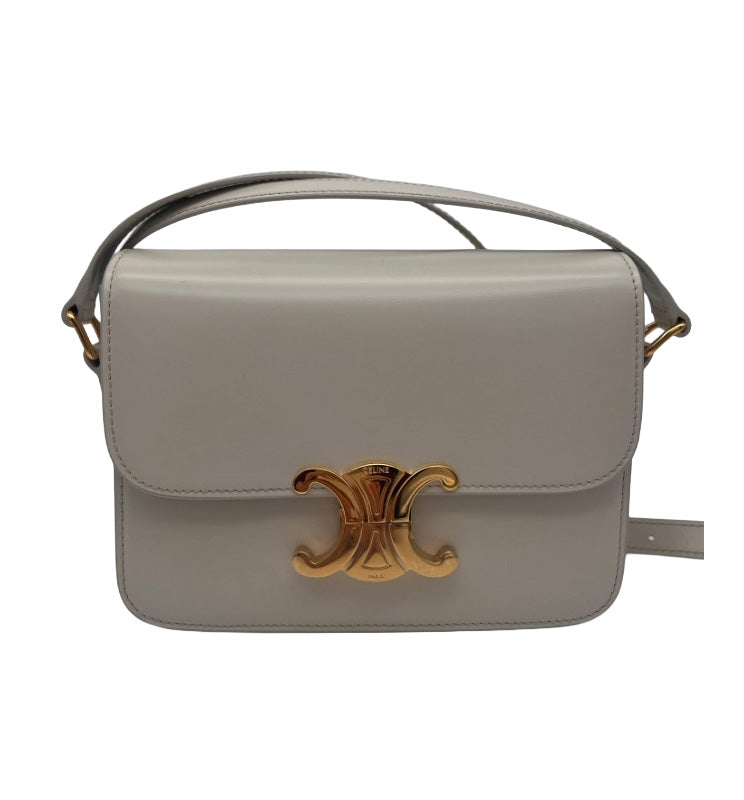 CELINE Teen Triomphe Bag in Shiny Calfskin