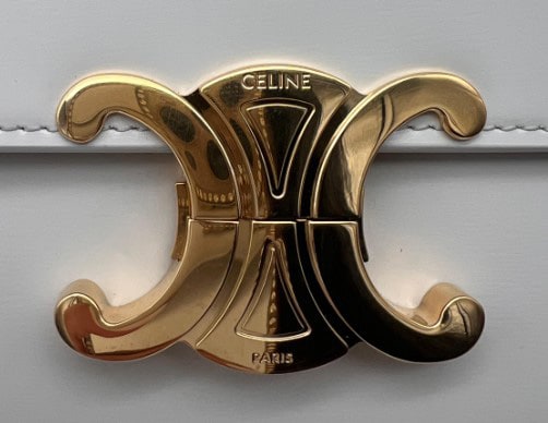 CELINE Teen Triomphe Bag in Shiny Calfskin