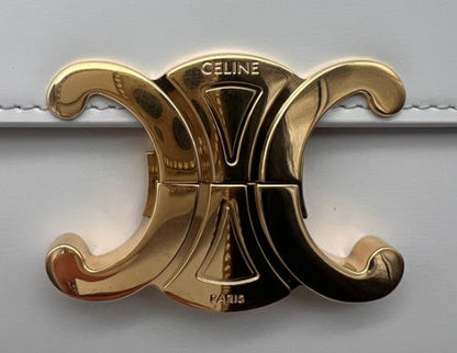 CELINE Teen Triomphe Bag in Shiny Calfskin